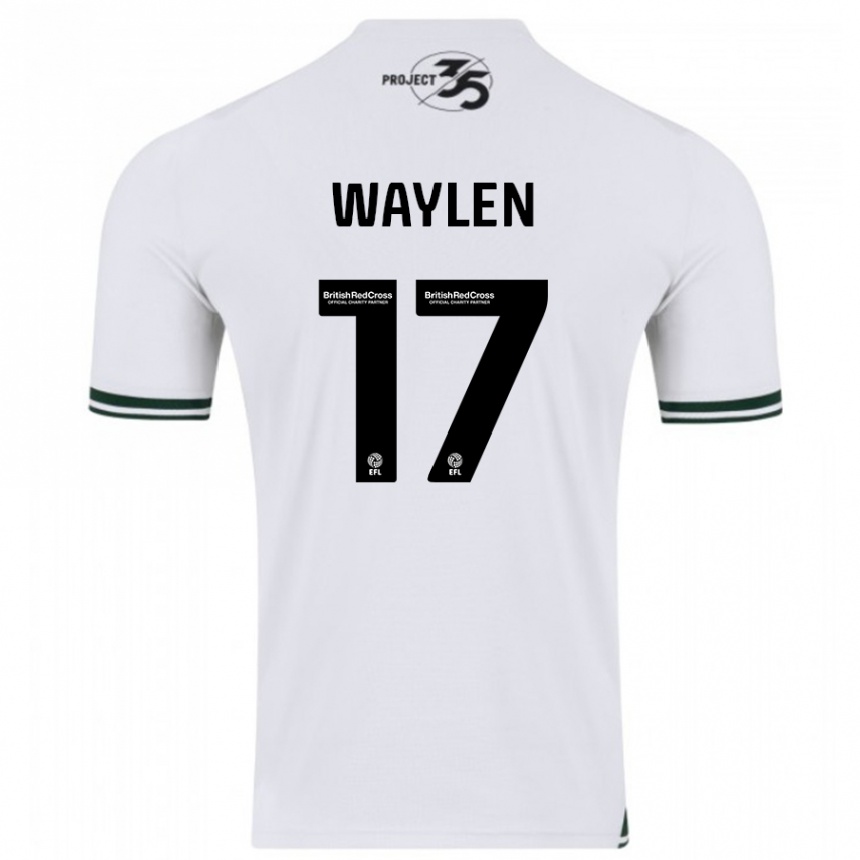 Niño Fútbol Camiseta Libby Waylen #17 Blanco 2ª Equipación 2023/24