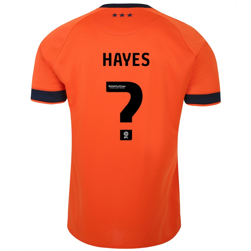 Niño Fútbol Camiseta Nick Hayes #0 Naranja 2ª Equipación 2023/24