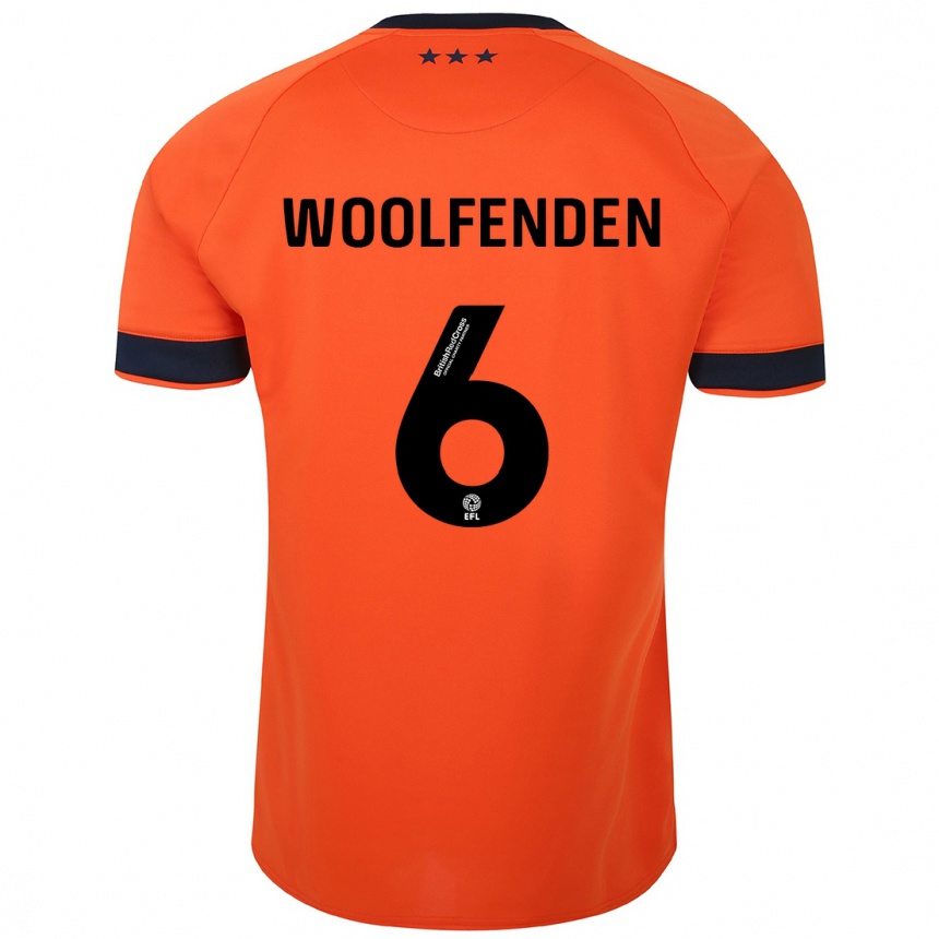 Niño Fútbol Camiseta Luke Woolfenden #6 Naranja 2ª Equipación 2023/24