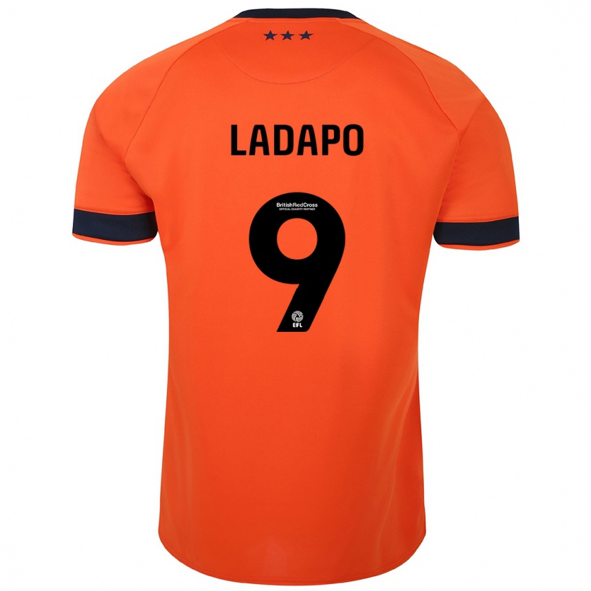 Niño Fútbol Camiseta Freddie Ladapo #9 Naranja 2ª Equipación 2023/24