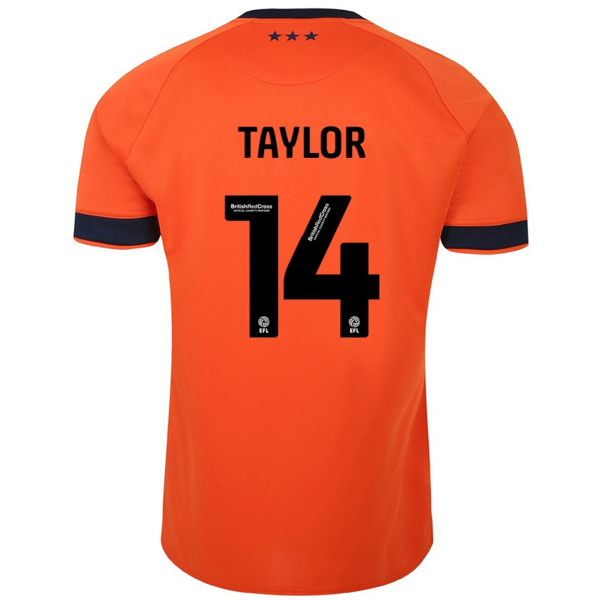 Niño Fútbol Camiseta Jack Taylor #14 Naranja 2ª Equipación 2023/24