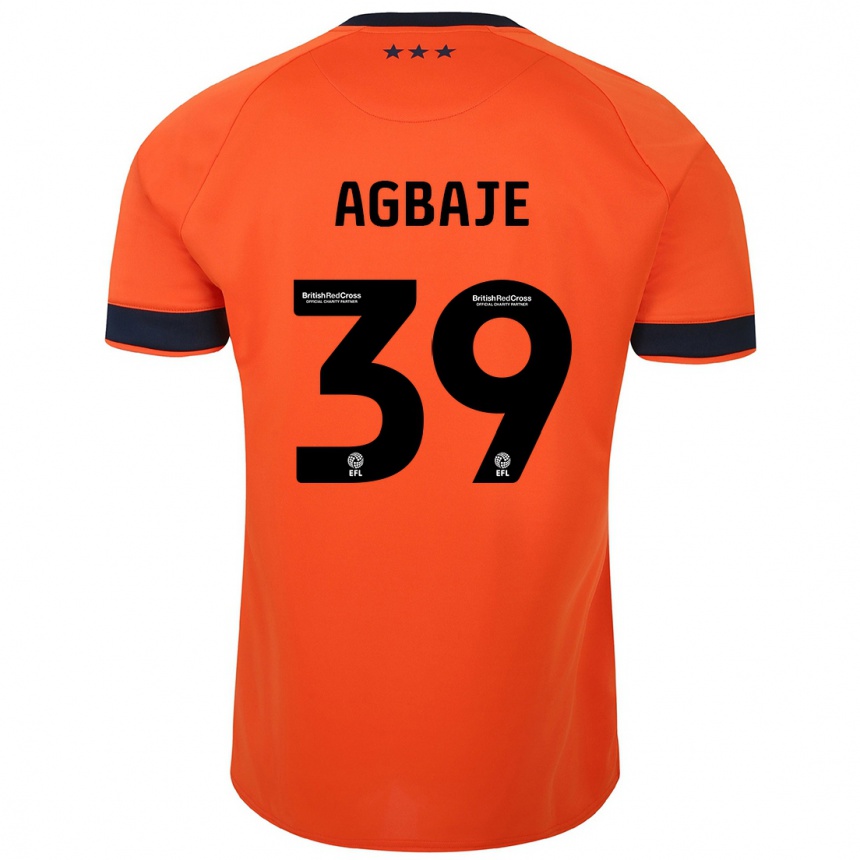 Niño Fútbol Camiseta Edwin Agbaje #39 Naranja 2ª Equipación 2023/24