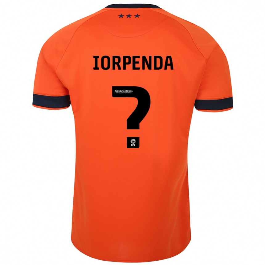 Niño Fútbol Camiseta George Iorpenda #0 Naranja 2ª Equipación 2023/24