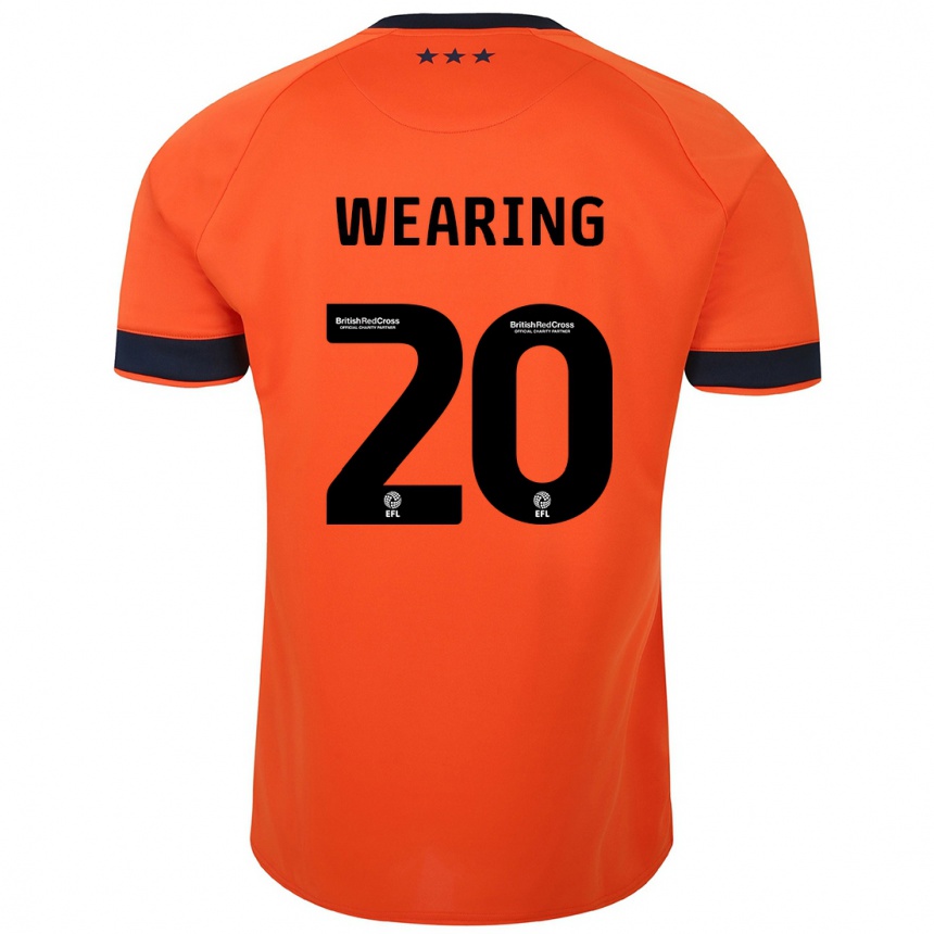 Niño Fútbol Camiseta Megan Wearing #20 Naranja 2ª Equipación 2023/24