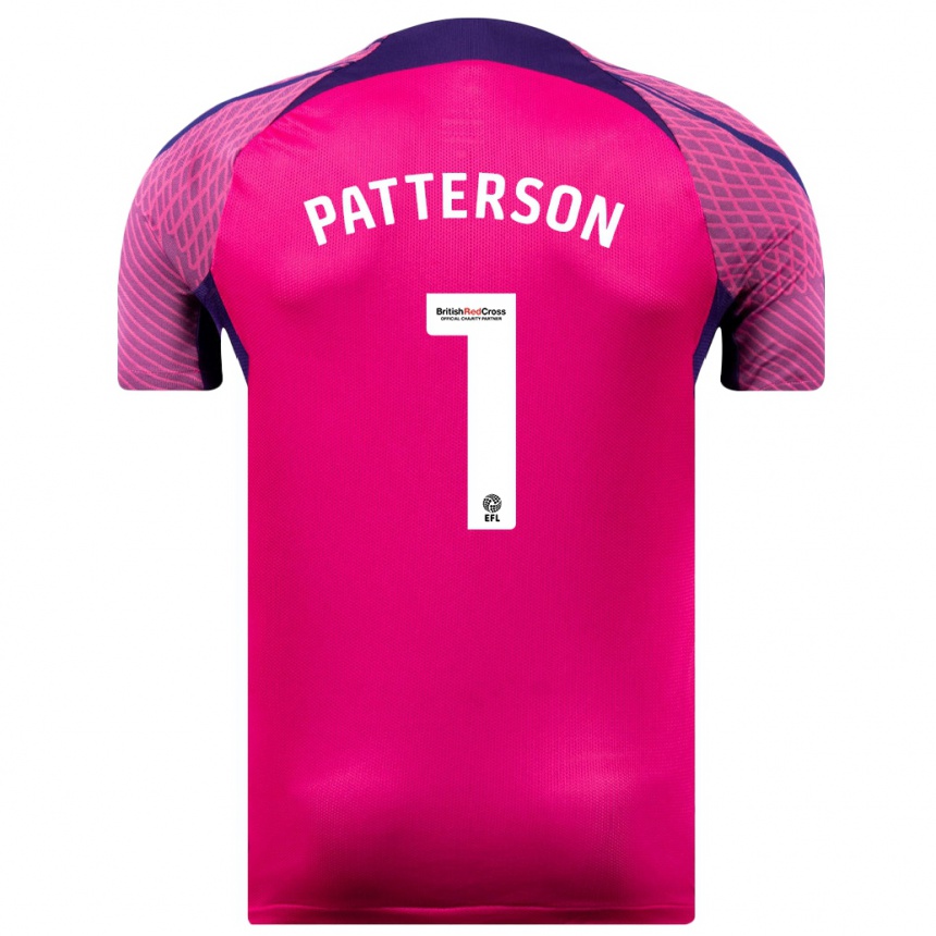 Niño Fútbol Camiseta Anthony Patterson #1 Morado 2ª Equipación 2023/24