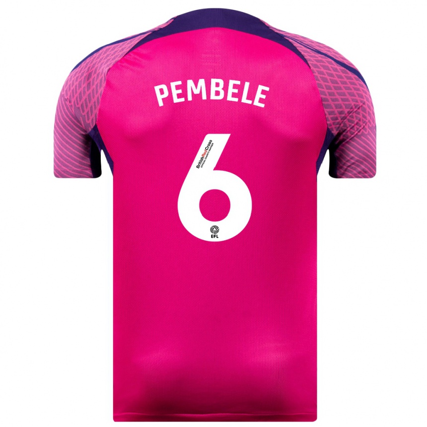 Niño Fútbol Camiseta Timothée Pembélé #6 Morado 2ª Equipación 2023/24