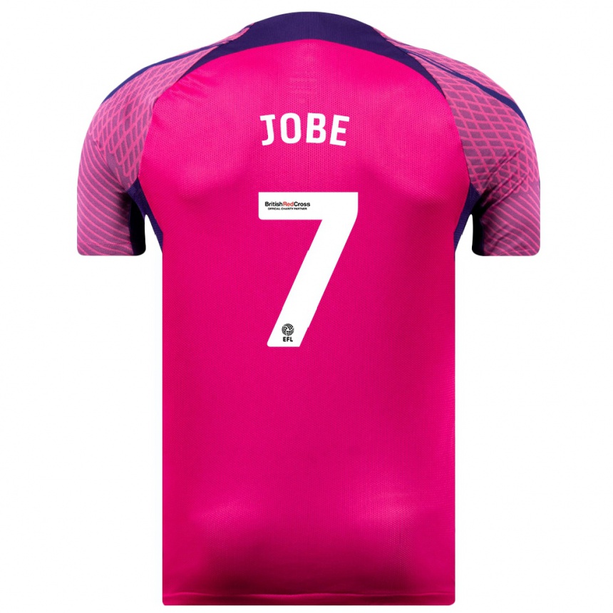 Niño Fútbol Camiseta Jobe Bellingham #7 Morado 2ª Equipación 2023/24