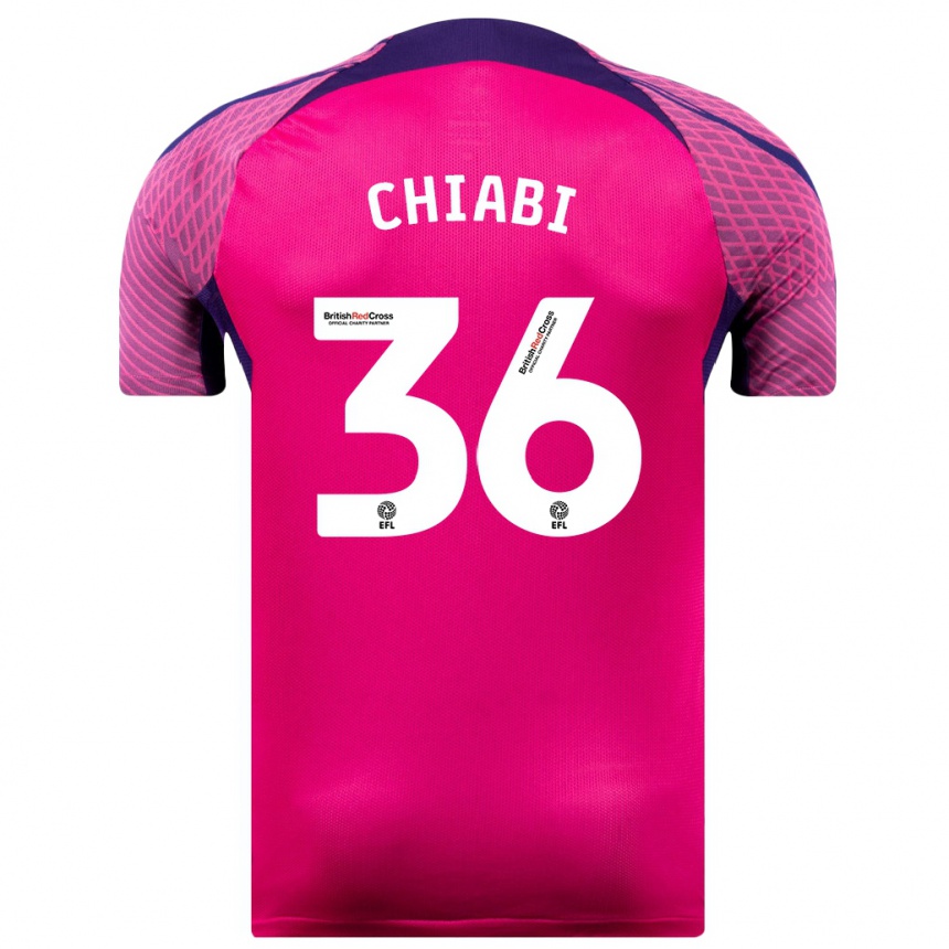 Niño Fútbol Camiseta Tom Chiabi #36 Morado 2ª Equipación 2023/24