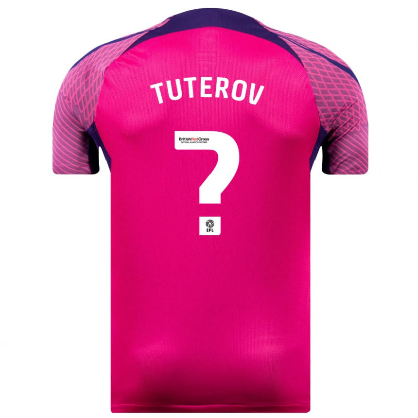 Niño Fútbol Camiseta Timur Tuterov #0 Morado 2ª Equipación 2023/24