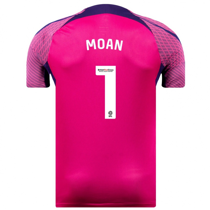 Niño Fútbol Camiseta Claudia Moan #1 Morado 2ª Equipación 2023/24