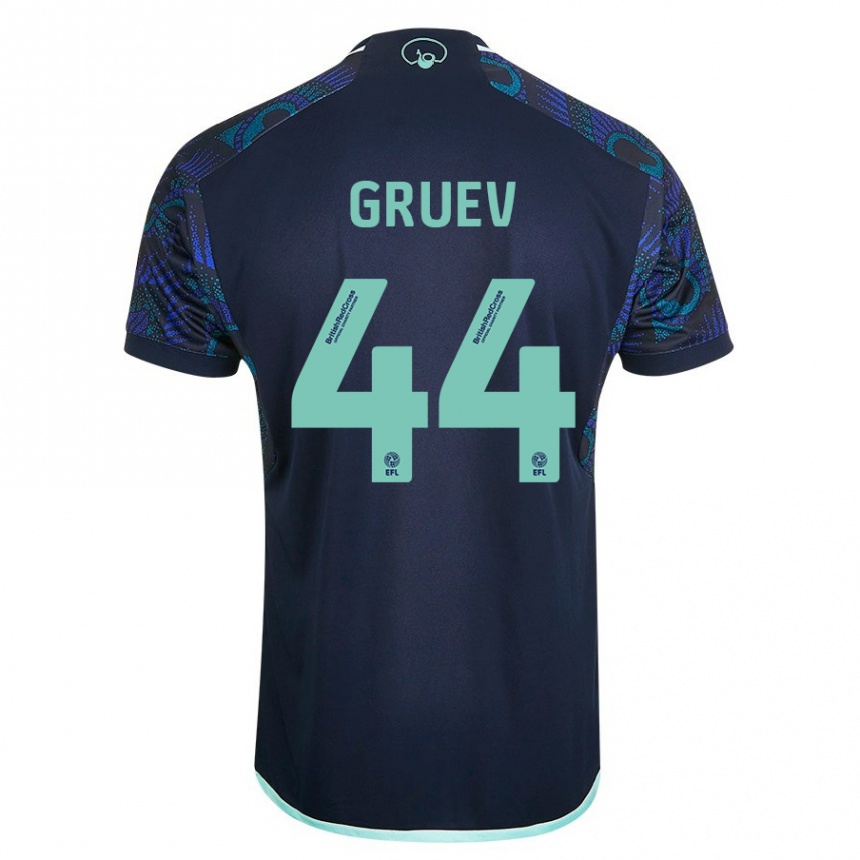 Niño Fútbol Camiseta Ilia Gruev #44 Azul 2ª Equipación 2023/24