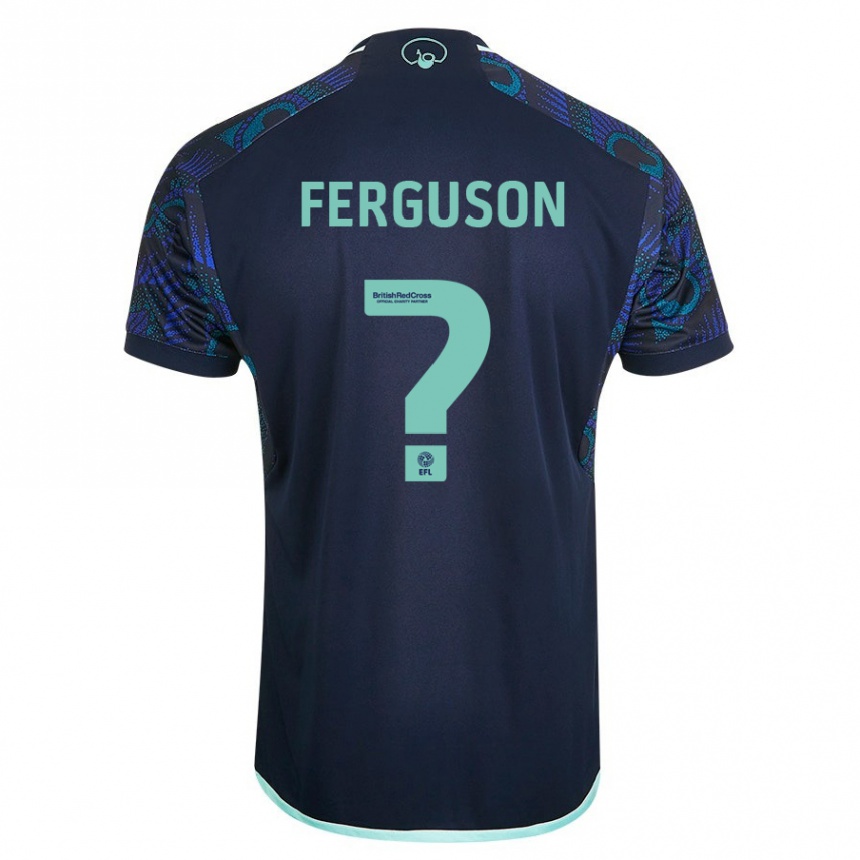 Niño Fútbol Camiseta Connor Ferguson #0 Azul 2ª Equipación 2023/24