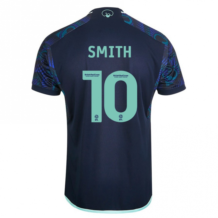 Niño Fútbol Camiseta Kathryn Smith #10 Azul 2ª Equipación 2023/24