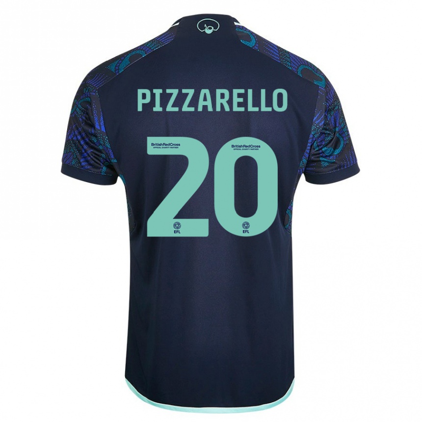 Niño Fútbol Camiseta Charlyann Pizzarello #20 Azul 2ª Equipación 2023/24