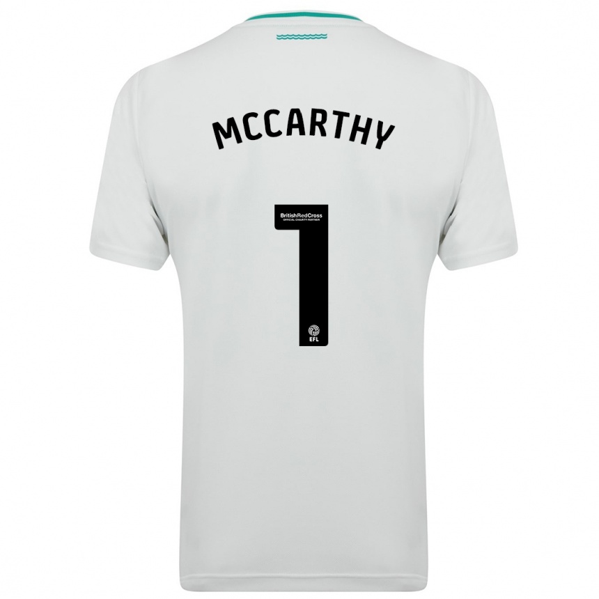 Niño Fútbol Camiseta Alex Mccarthy #1 Blanco 2ª Equipación 2023/24