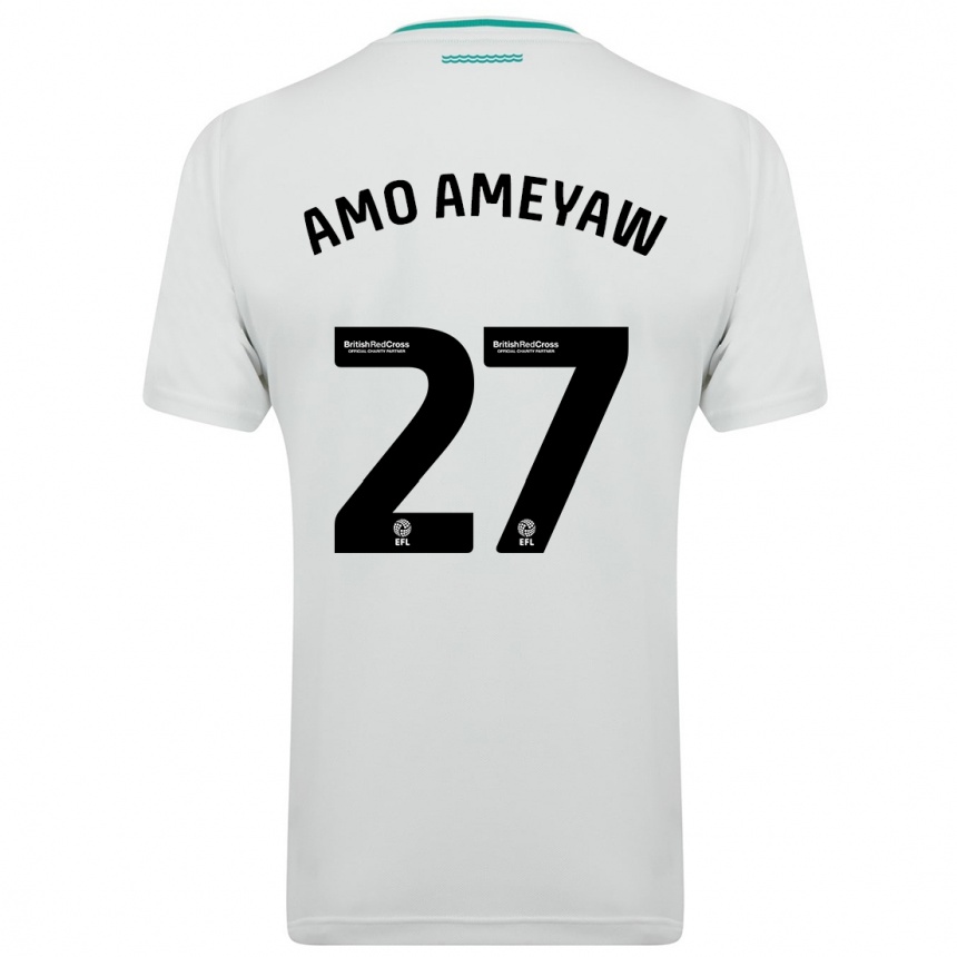 Niño Fútbol Camiseta Samuel Amo-Ameyaw #27 Blanco 2ª Equipación 2023/24