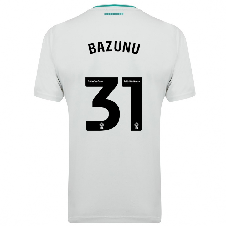 Niño Fútbol Camiseta Gavin Bazunu #31 Blanco 2ª Equipación 2023/24