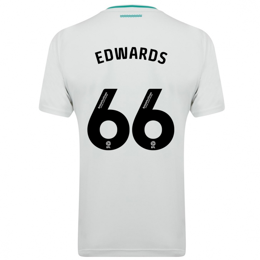 Niño Fútbol Camiseta Diamond Edwards #66 Blanco 2ª Equipación 2023/24