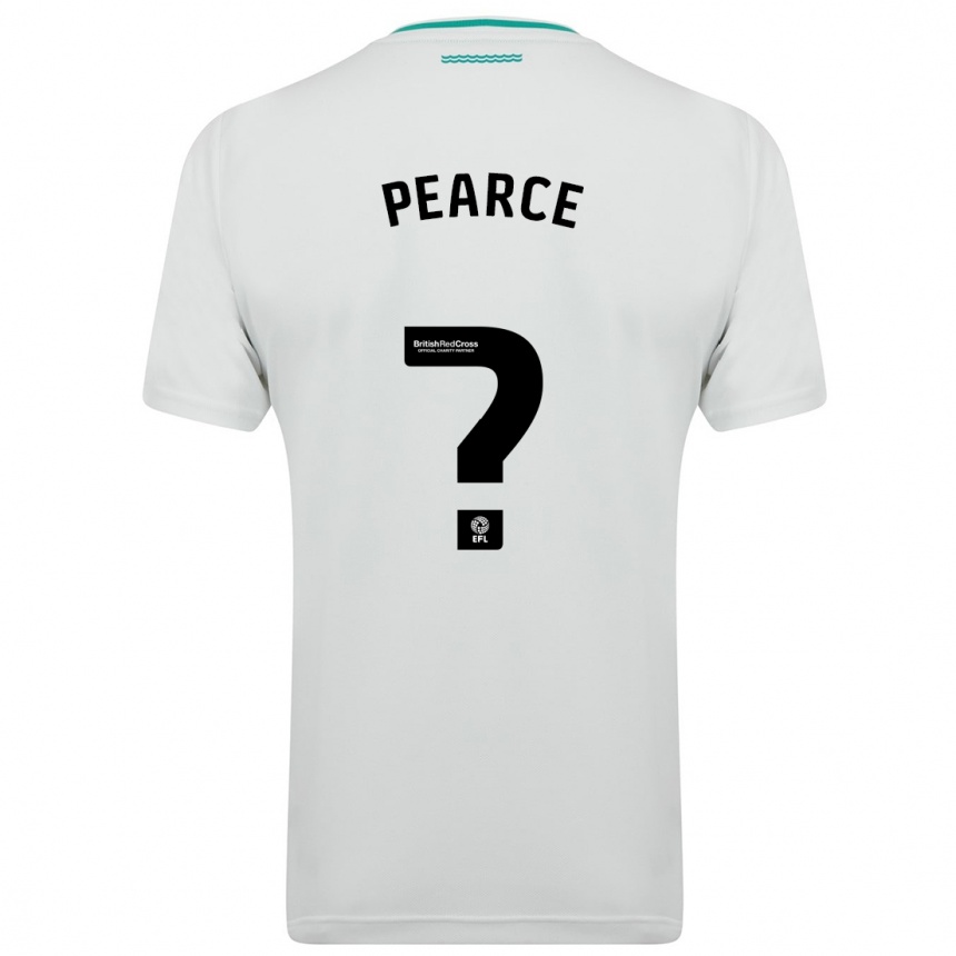 Niño Fútbol Camiseta Luke Pearce #0 Blanco 2ª Equipación 2023/24