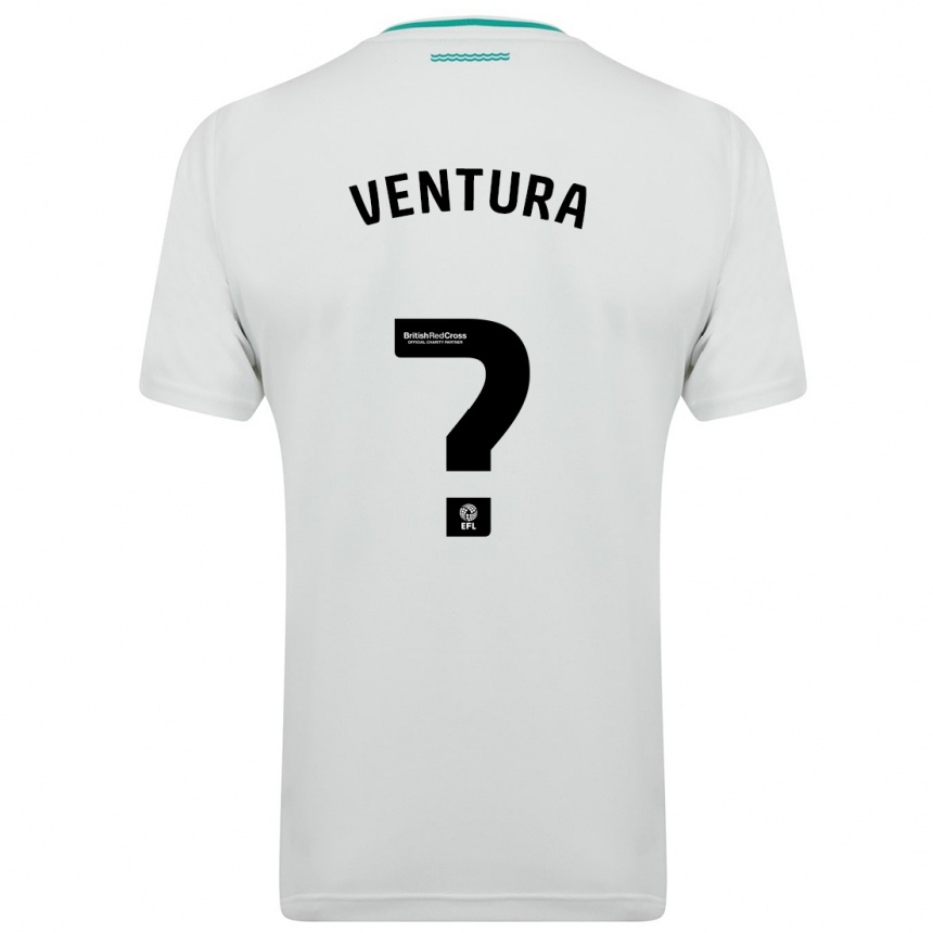 Niño Fútbol Camiseta Tommy Dobson-Ventura #0 Blanco 2ª Equipación 2023/24