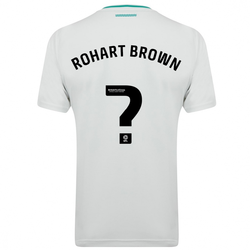 Niño Fútbol Camiseta Thierry Rohart-Brown #0 Blanco 2ª Equipación 2023/24