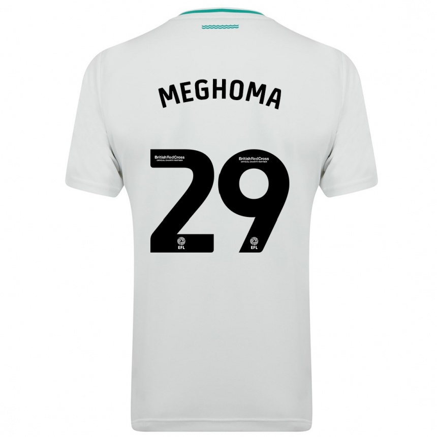 Niño Fútbol Camiseta Jayden Meghoma #29 Blanco 2ª Equipación 2023/24