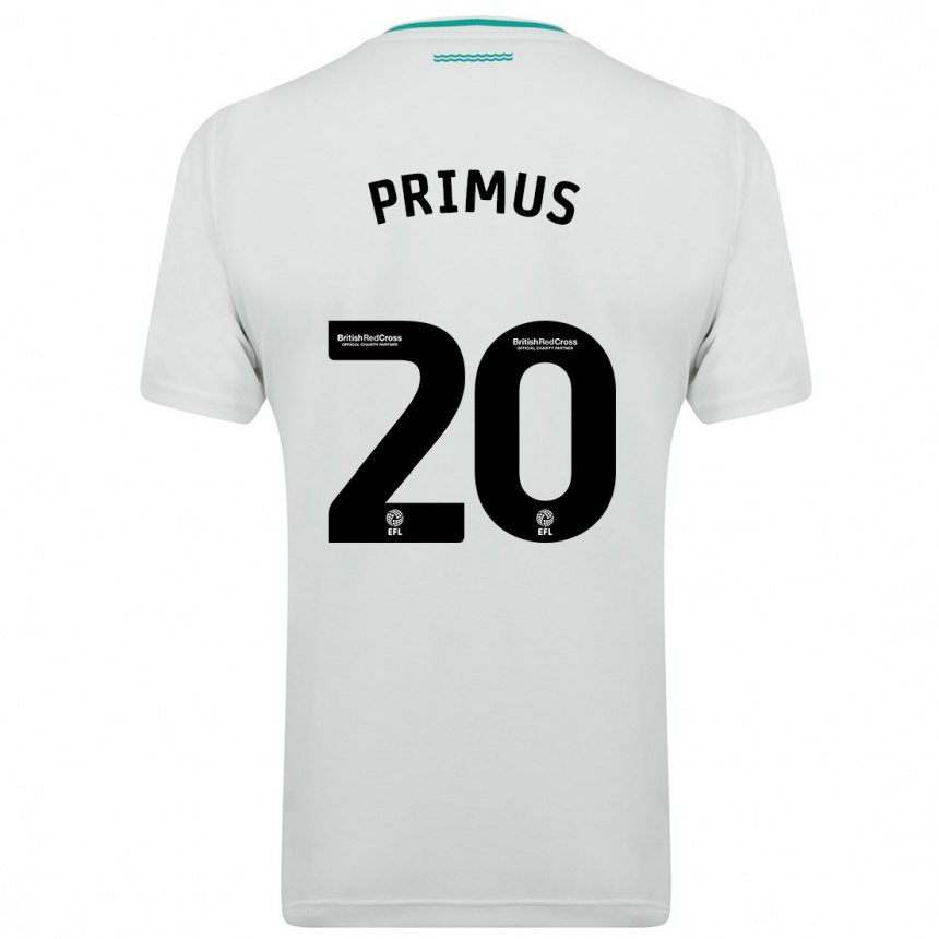 Niño Fútbol Camiseta Atlanta Primus #20 Blanco 2ª Equipación 2023/24