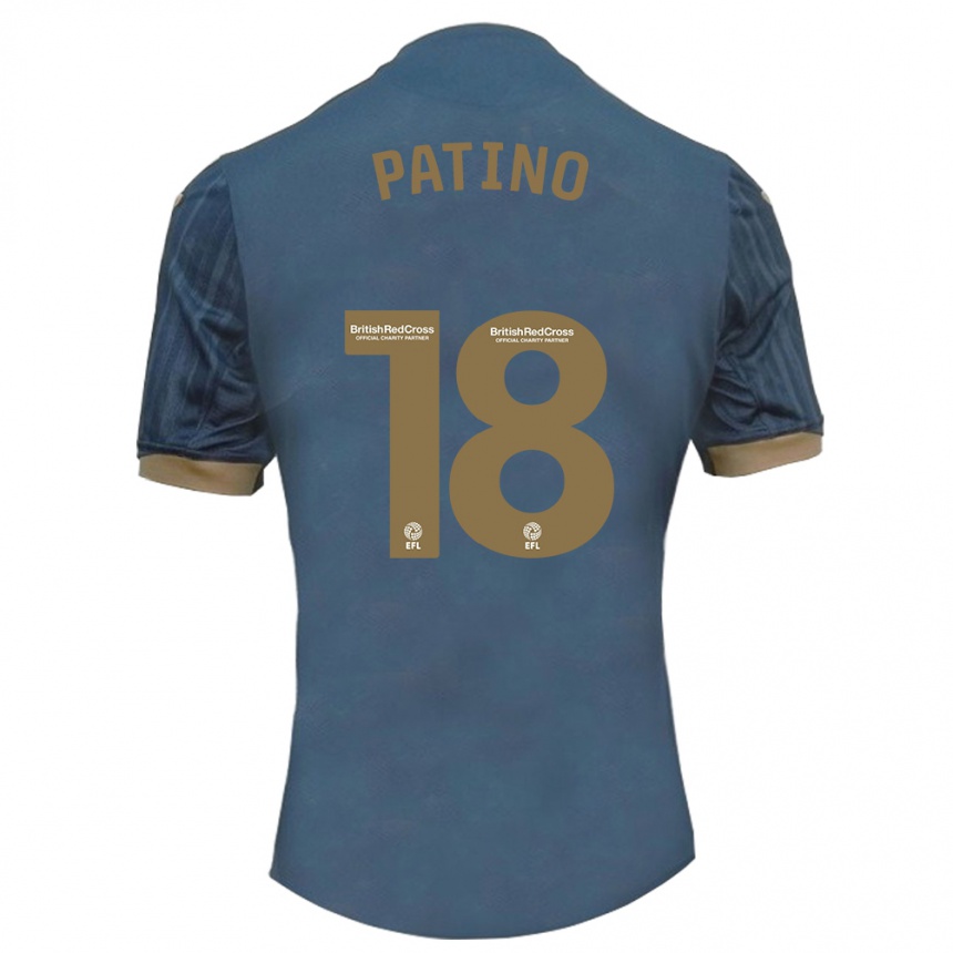 Niño Fútbol Camiseta Charlie Patino #18 Verde Azulado Oscuro 2ª Equipación 2023/24