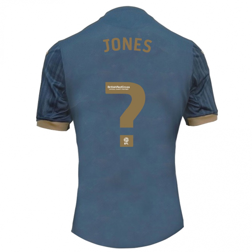 Niño Fútbol Camiseta Alfie Jones #0 Verde Azulado Oscuro 2ª Equipación 2023/24