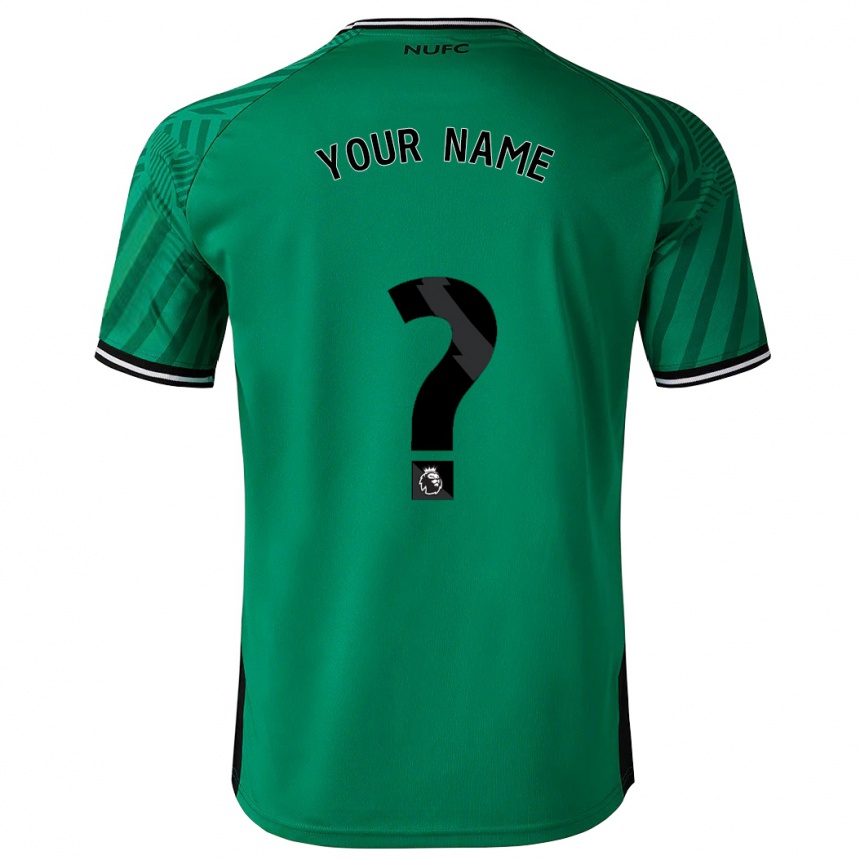 Niño Fútbol Camiseta Su Nombre #0 Verde 2ª Equipación 2023/24