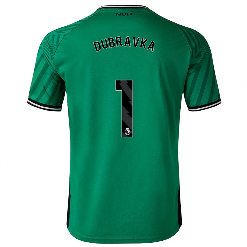 Niño Fútbol Camiseta Martin Dúbravka #1 Verde 2ª Equipación 2023/24