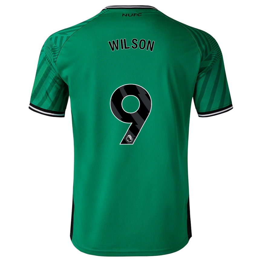 Niño Fútbol Camiseta Callum Wilson #9 Verde 2ª Equipación 2023/24