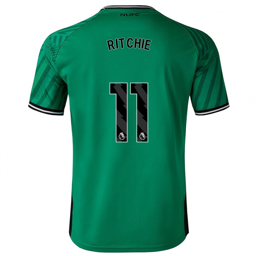 Niño Fútbol Camiseta Matt Ritchie #11 Verde 2ª Equipación 2023/24