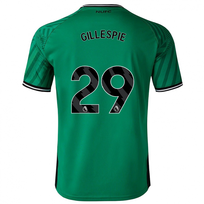 Niño Fútbol Camiseta Mark Gillespie #29 Verde 2ª Equipación 2023/24