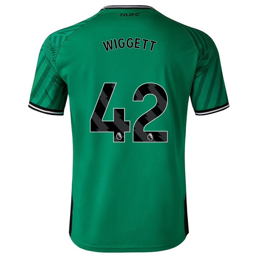 Niño Fútbol Camiseta Charlie Wiggett #42 Verde 2ª Equipación 2023/24