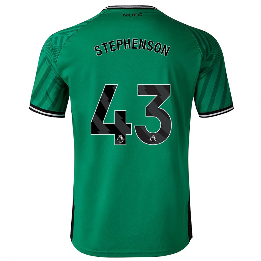 Niño Fútbol Camiseta Dylan Stephenson #43 Verde 2ª Equipación 2023/24