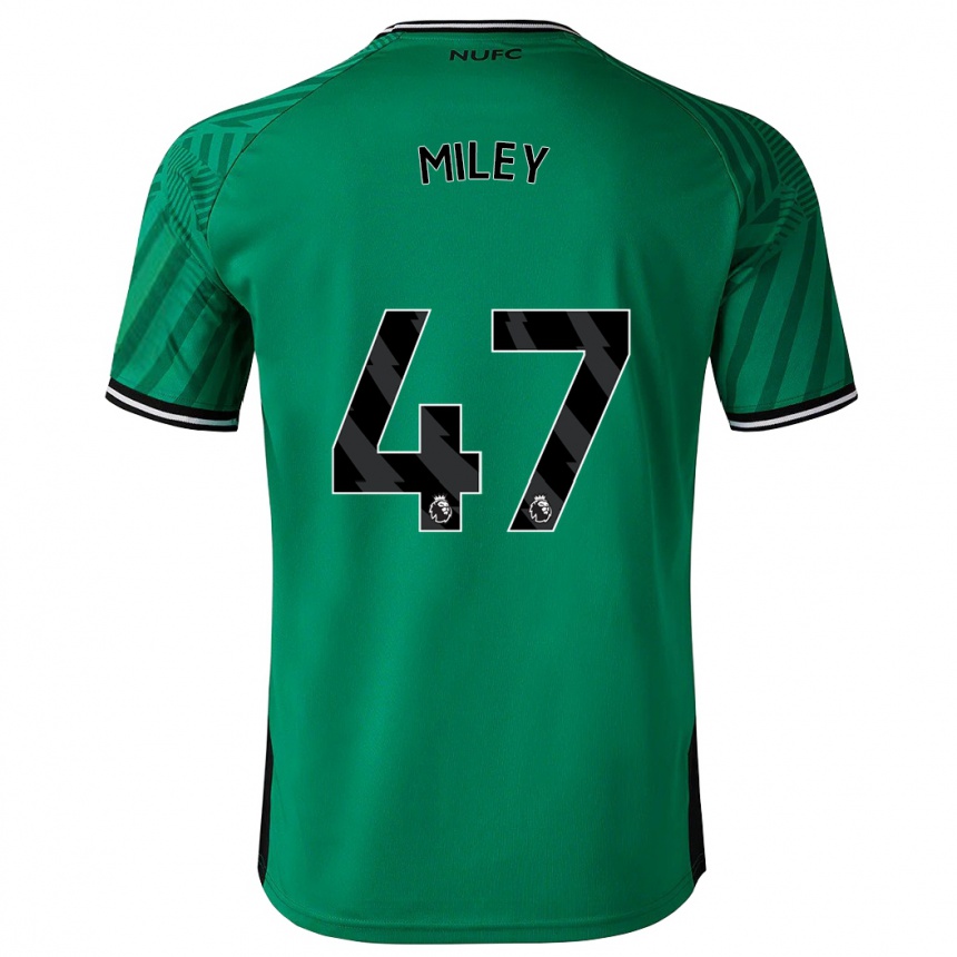 Niño Fútbol Camiseta Jamie Miley #47 Verde 2ª Equipación 2023/24