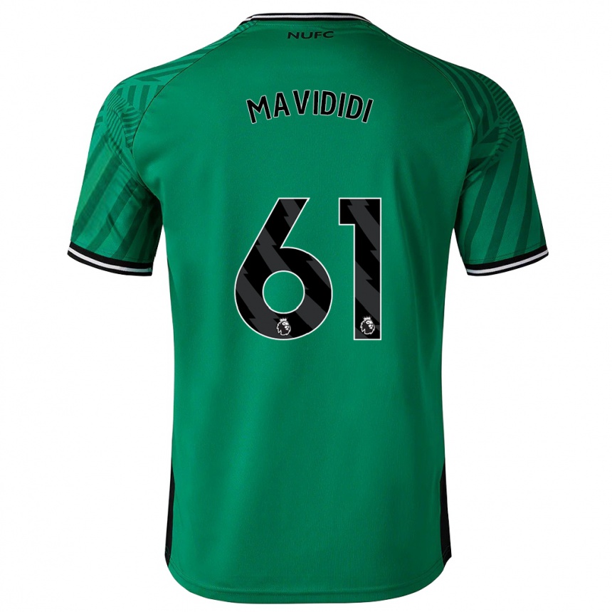 Niño Fútbol Camiseta Shaun Mavididi #61 Verde 2ª Equipación 2023/24