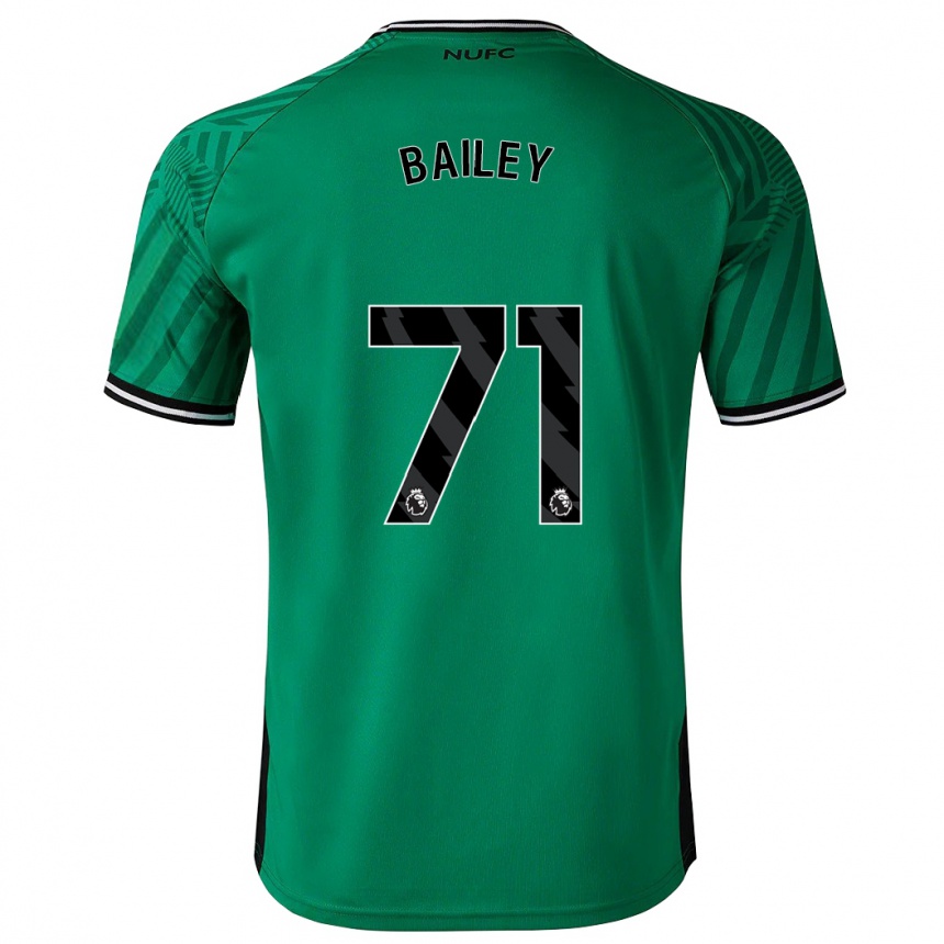 Niño Fútbol Camiseta Scott Bailey #71 Verde 2ª Equipación 2023/24