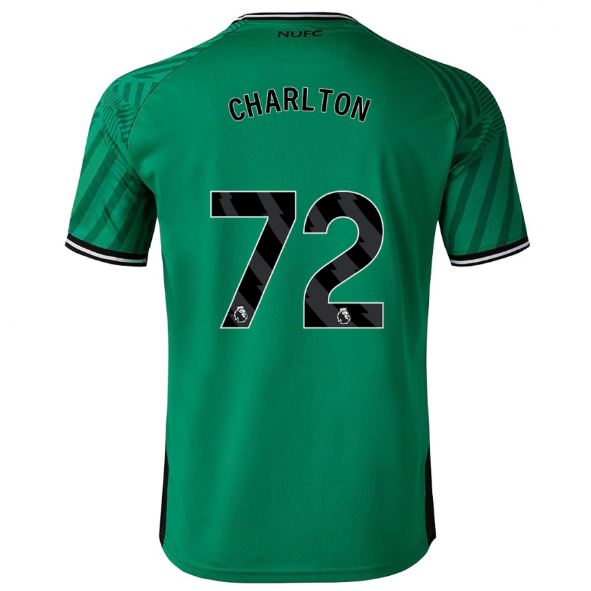 Niño Fútbol Camiseta Dylan Charlton #72 Verde 2ª Equipación 2023/24