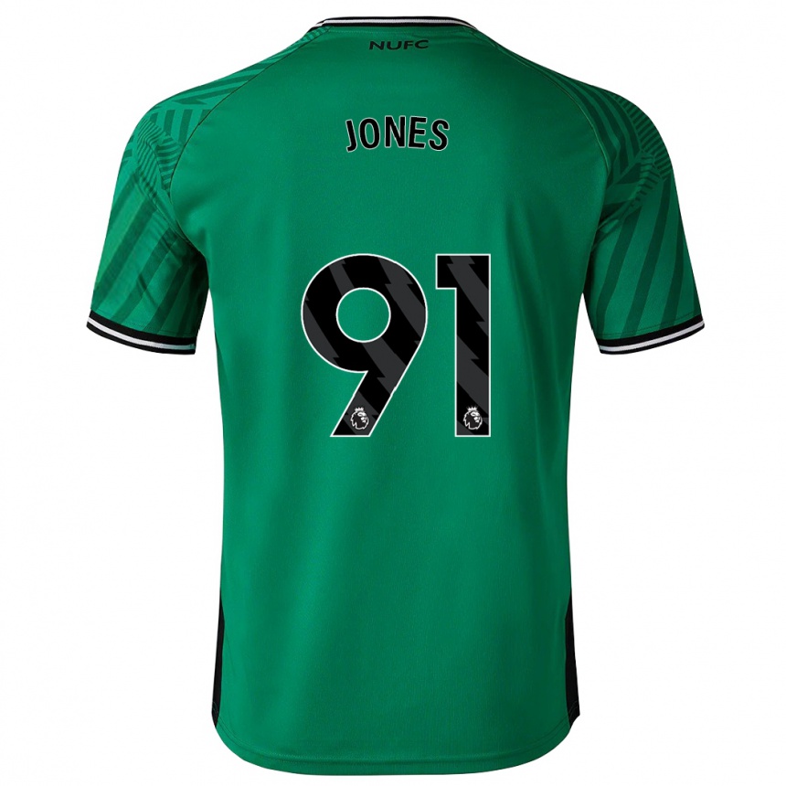 Niño Fútbol Camiseta Tyler Jones #91 Verde 2ª Equipación 2023/24