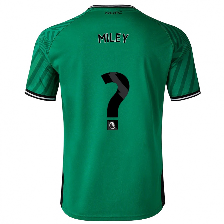 Niño Fútbol Camiseta Mason Miley #0 Verde 2ª Equipación 2023/24