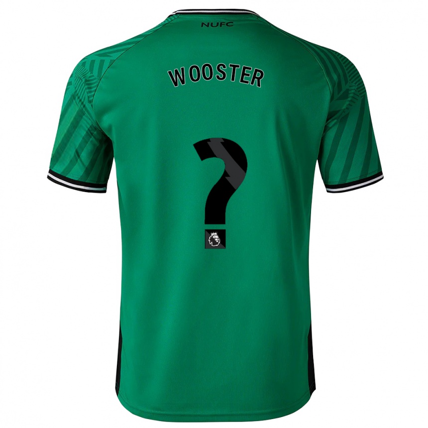 Niño Fútbol Camiseta Kacey Wooster #0 Verde 2ª Equipación 2023/24