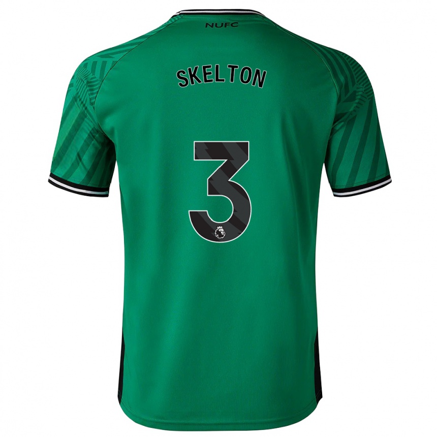 Niño Fútbol Camiseta Keira Skelton #3 Verde 2ª Equipación 2023/24