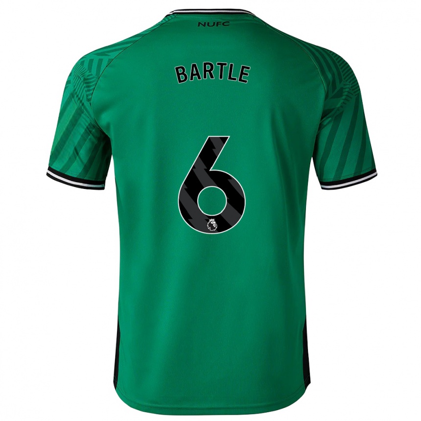 Niño Fútbol Camiseta Jodie Bartle #6 Verde 2ª Equipación 2023/24