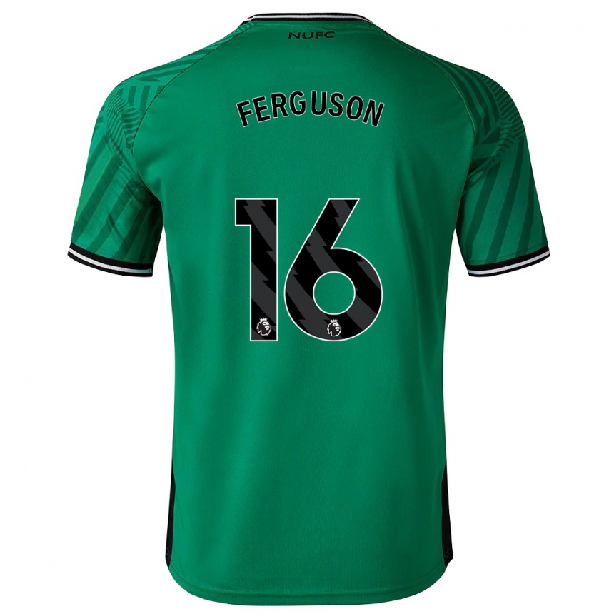 Niño Fútbol Camiseta Becky Ferguson #16 Verde 2ª Equipación 2023/24