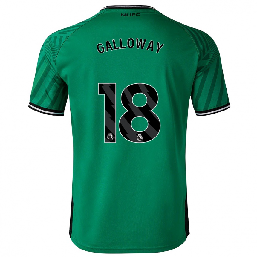 Niño Fútbol Camiseta Bridget Galloway #18 Verde 2ª Equipación 2023/24