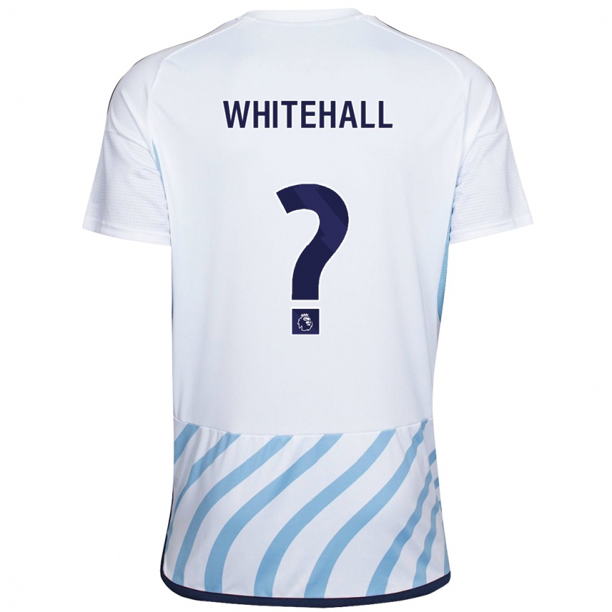 Niño Fútbol Camiseta Archie Whitehall #0 Blanco Azul 2ª Equipación 2023/24