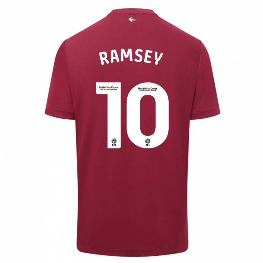 Niño Fútbol Camiseta Aaron Ramsey #10 Rojo 2ª Equipación 2023/24