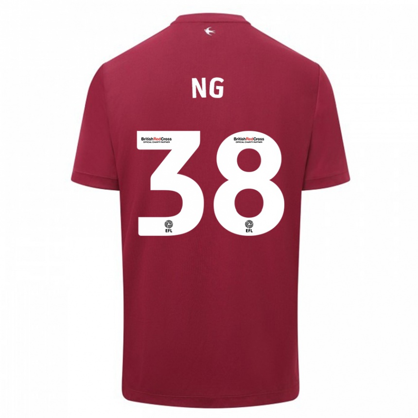 Niño Fútbol Camiseta Perry Ng #38 Rojo 2ª Equipación 2023/24